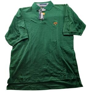 Giovanni Sportswear Mens Green Cotton Pique Polo Shirt XL Short Sleeve KN-234